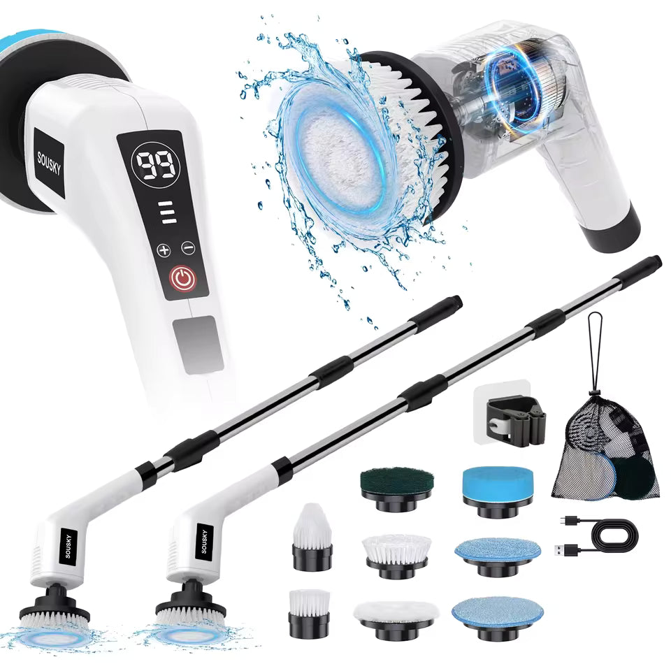Zavlo Cordless Electric Spin Scrubber - main product shot