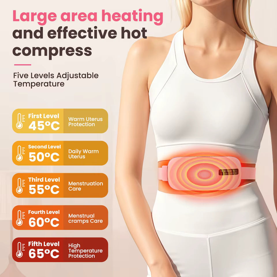 Zavlo Heating Belt heat and vibration mode controls