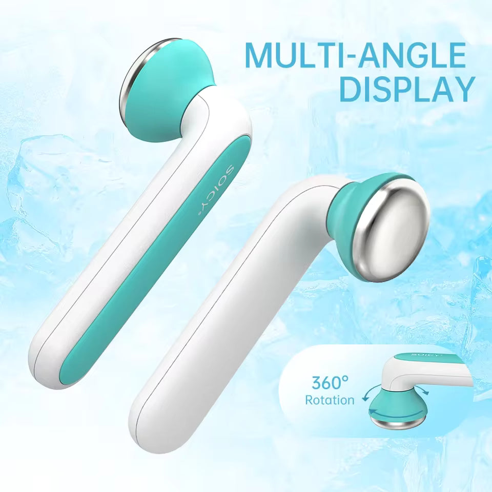 Zavlo Cool Glow Massager sonic vibration and cold light detail