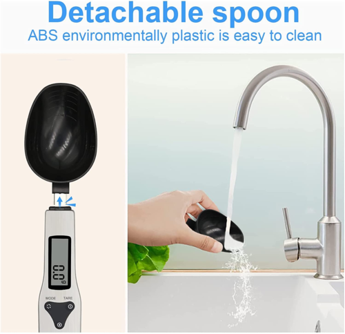 Digital Measuring Spoon Scale — Gram-Accurate Scoop for Baking & Coffee