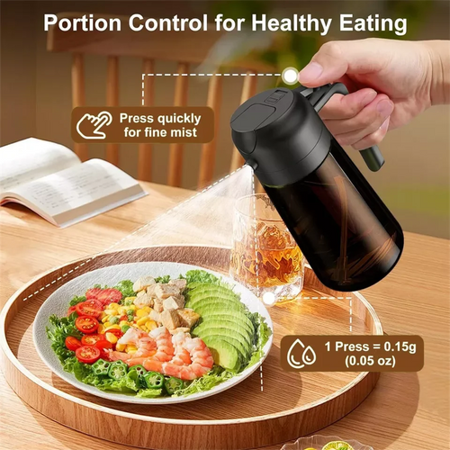 2-in-1 Olive Oil Sprayer & Dispenser