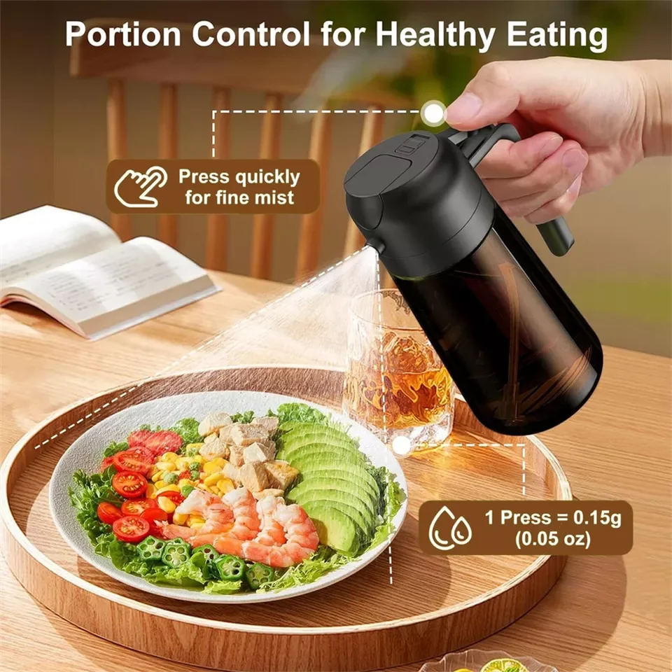 2-in-1 Olive Oil Sprayer & Dispenser